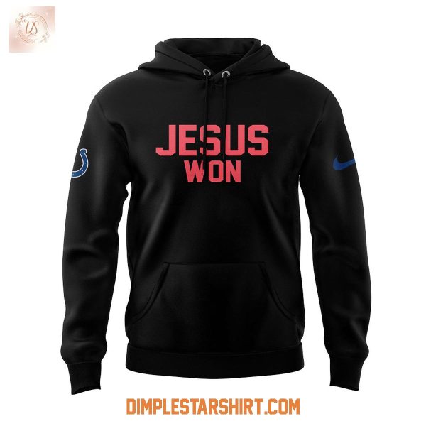 Indianapolis Colts Jesus Won Hoodie Shirt