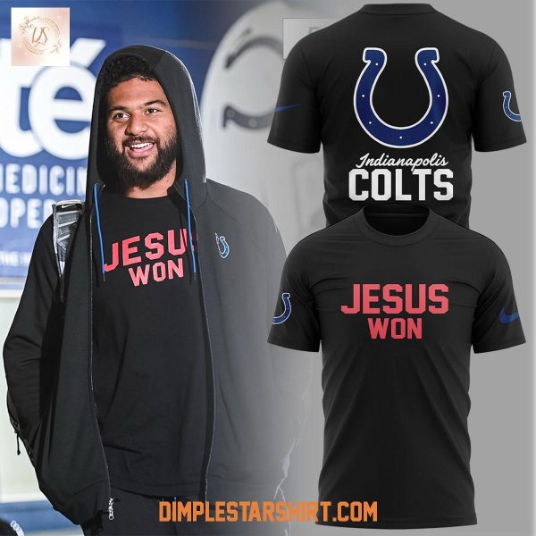 Indianapolis Colts Jesus Won Hoodie Shirt