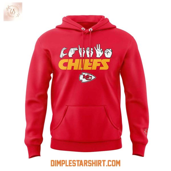 Kansas City Chiefs x NFL ASL Love Sign Hoodie Shirt