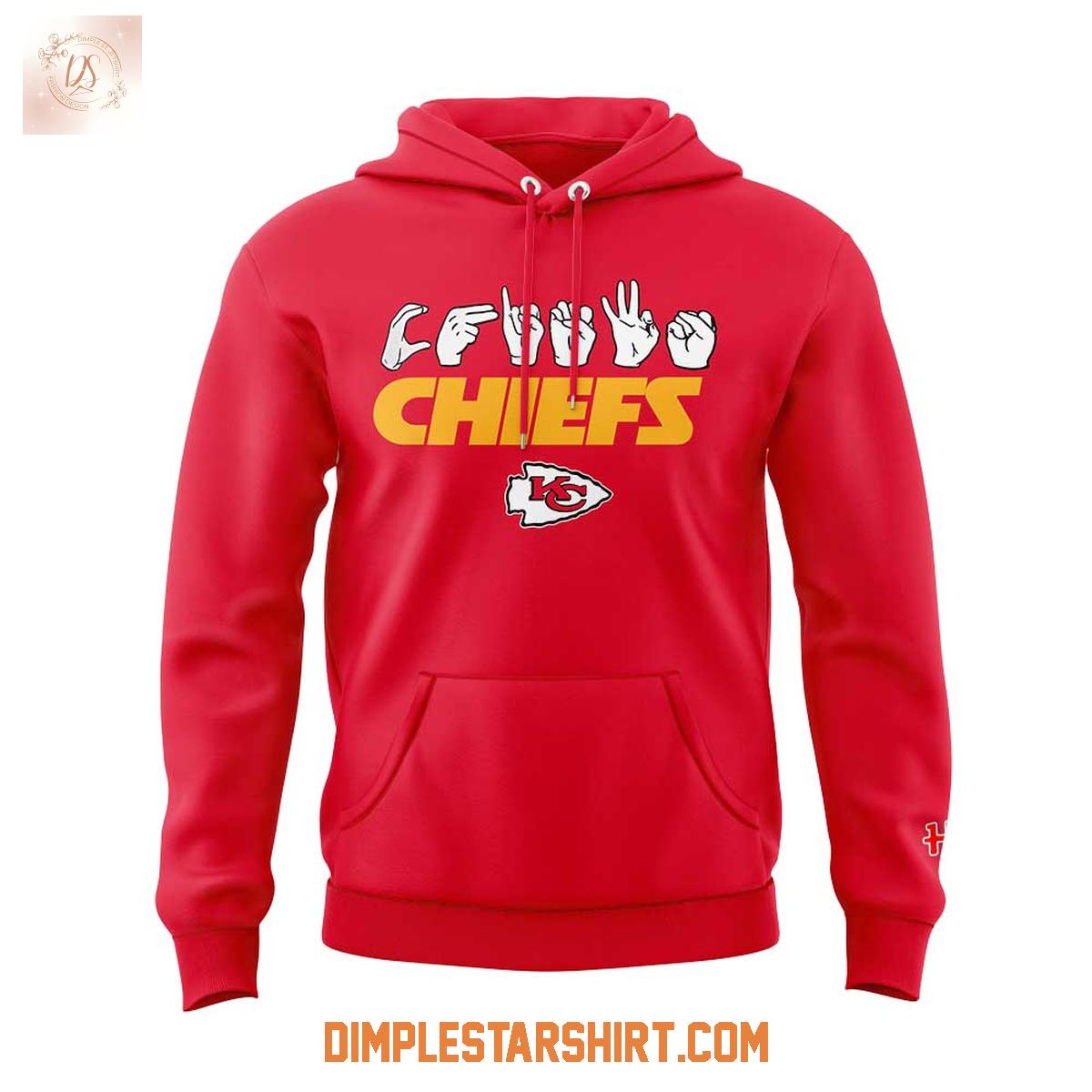 Kansas City Chiefs x NFL ASL Love Sign Hoodie Shirt Kansas City Chiefs x NFL ASL Love Sign Hoodie Shirt