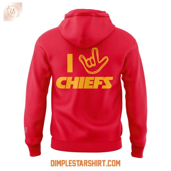 Kansas City Chiefs x NFL ASL Love Sign Hoodie Shirt
