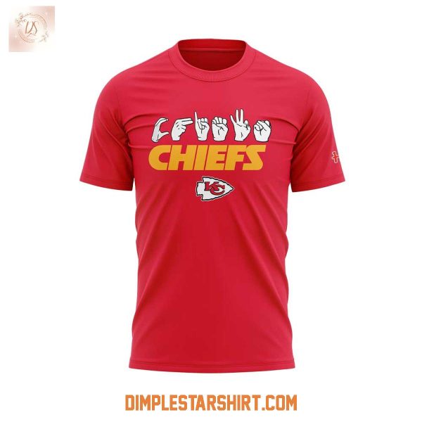 Kansas City Chiefs x NFL ASL Love Sign Hoodie Shirt