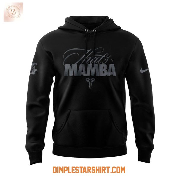 Kobe Bryant Mamba Forever Happy Birthday 2025 Black Hoodie Shirt