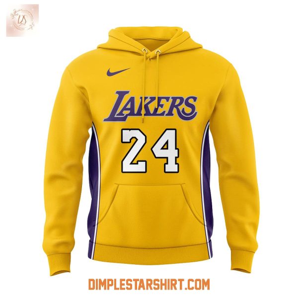 Kobe Bryant Mamba Forever Happy Birthday Yellow Hoodie Shirt