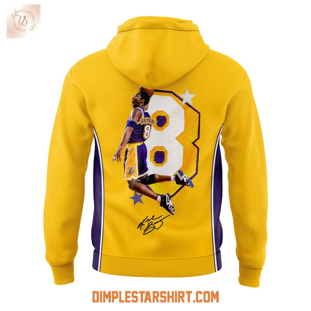 Kobe Bryant Mamba Forever Happy Birthday Yellow Hoodie Shirt Kobe Bryant Mamba Forever Happy Birthday Yellow Hoodie Shirt