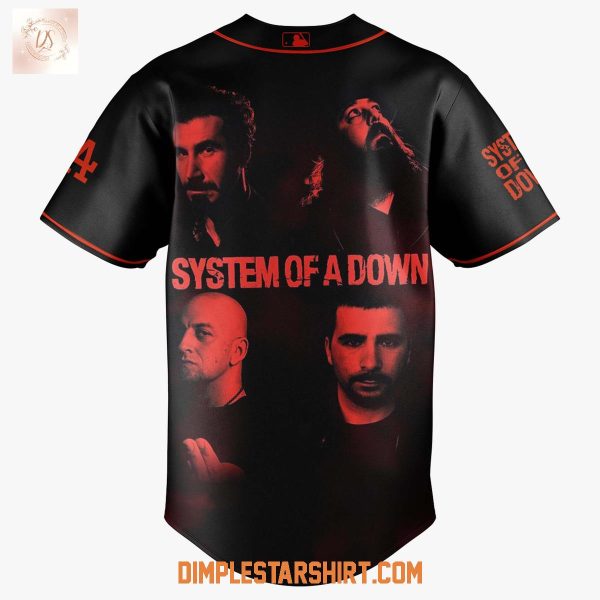 Los Angeles Dodgers Collab System Of A Down Jersey