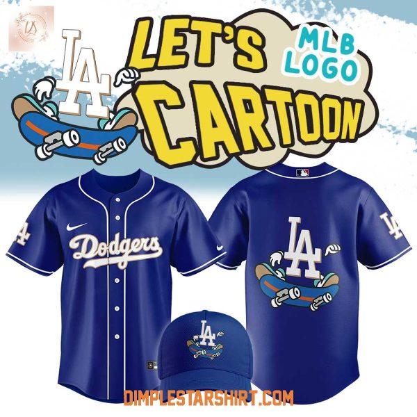 Los Angeles Dodgers Let’s Cartoon MLB Logo 2025 Jersey