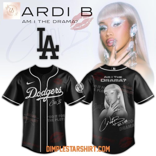 Los Angeles Dodgers x Cardi B Am I The Drama 2025 Jersey