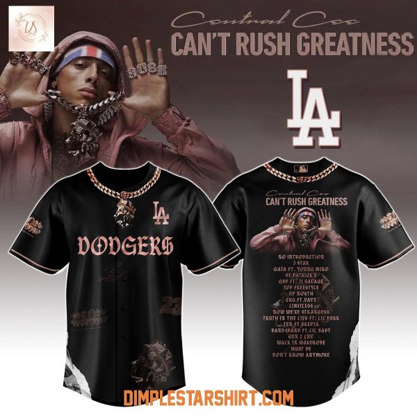 Los Angeles Dodgers x Central Cee Can’t Rush Greatness 2025 Jersey