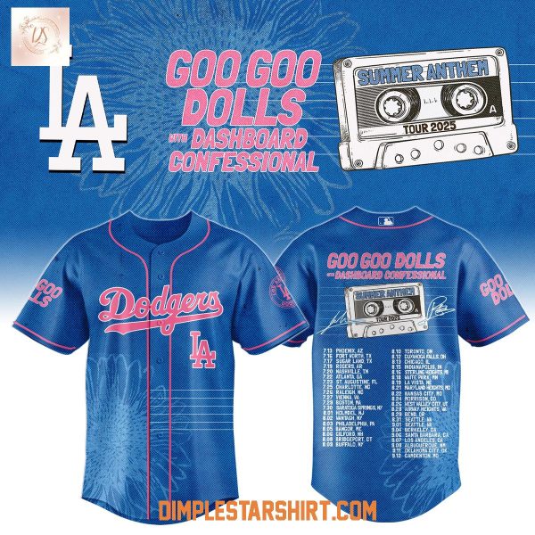 Los Angeles Dodgers x Goo Goo Dolls Summer Anthem Tour 2025 Jersey