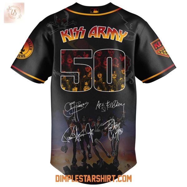Los Angeles Dodgers x Kiss Army 50th Anniversary 2025 Jersey