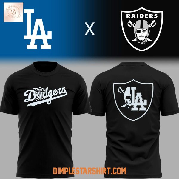 Los Angeles Dodgers x Las Vegas Raiders Hoodie Shirt