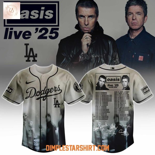 Los Angeles Dodgers x Oasis Live ’25 World Tour Jersey