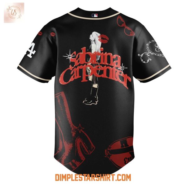 Los Angeles Dodgers x Sabrina Carpenter Short N’ Sweet Tour Black Jersey