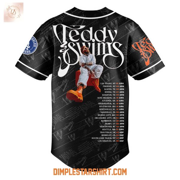 Los Angeles Dodgers x Teddy Swims I’ve Tried Everything But Therapy Tour Black Jersey