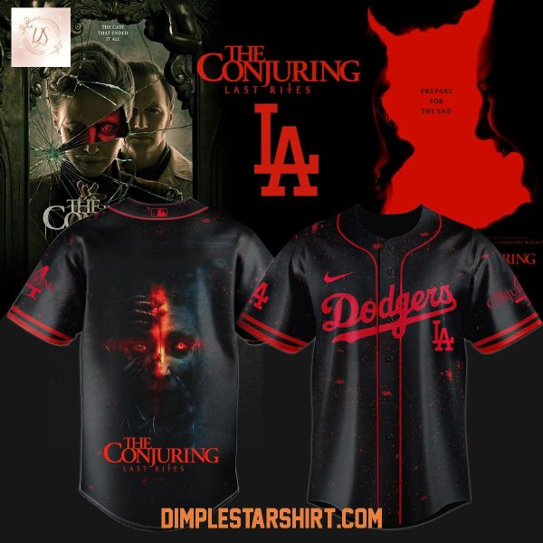 Los Angeles Dodgers x The Conjuring Last Rites 2025 Jersey