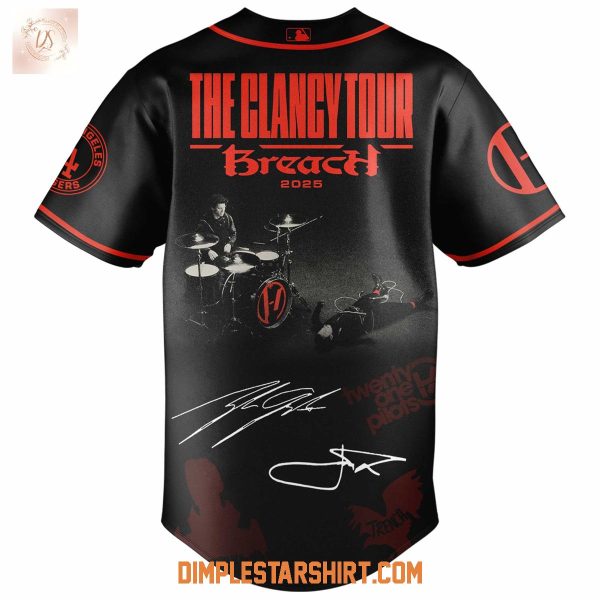 Los Angeles Dodgers x Twenty One Pilots The Clancy World Tour 2025 Jersey