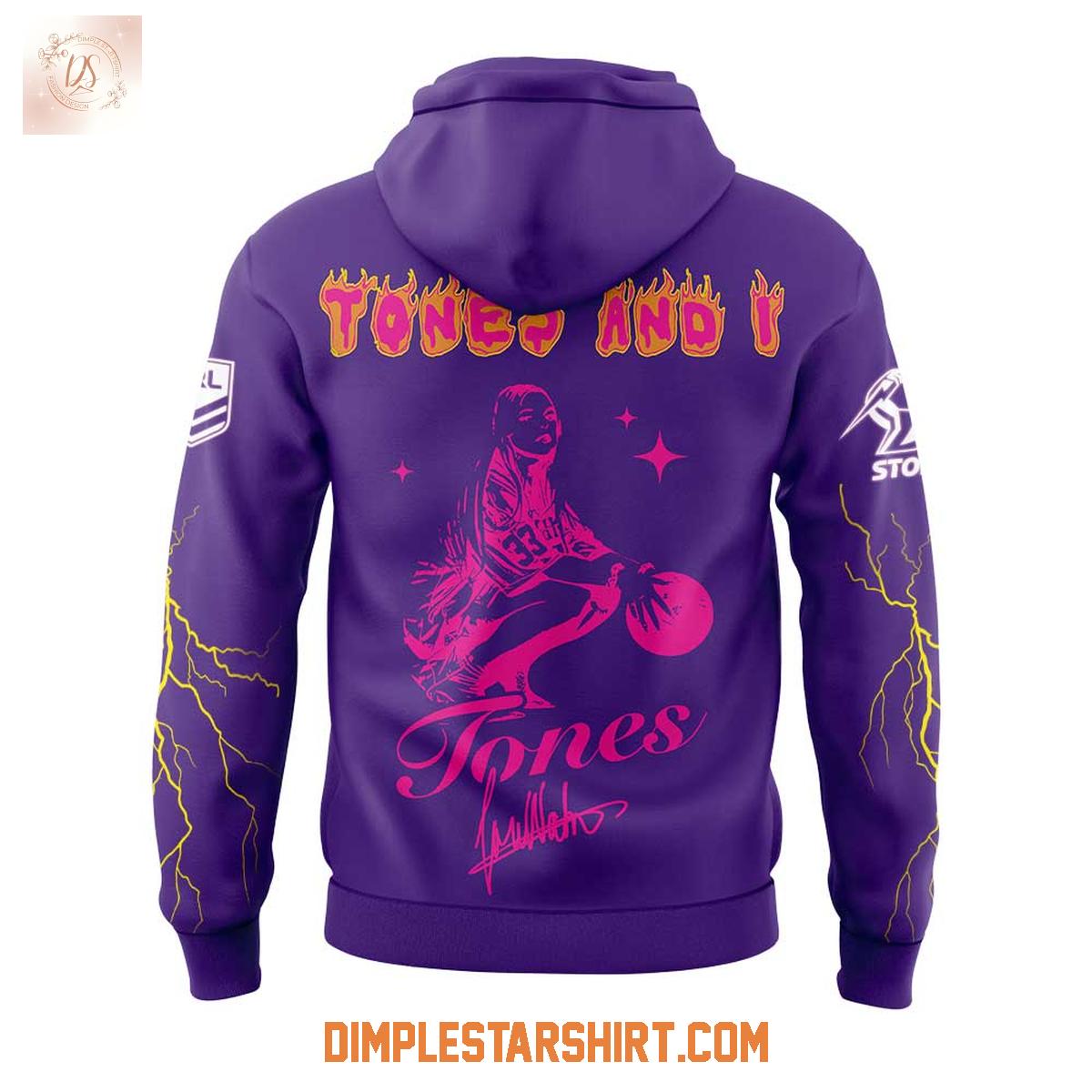 Melbourne Storm Tones And I Beautifully Ordinary Tour 2025 Hoodie Shirt Melbourne Storm Tones And I Beautifully Ordinary Tour 2025 Hoodie Shirt