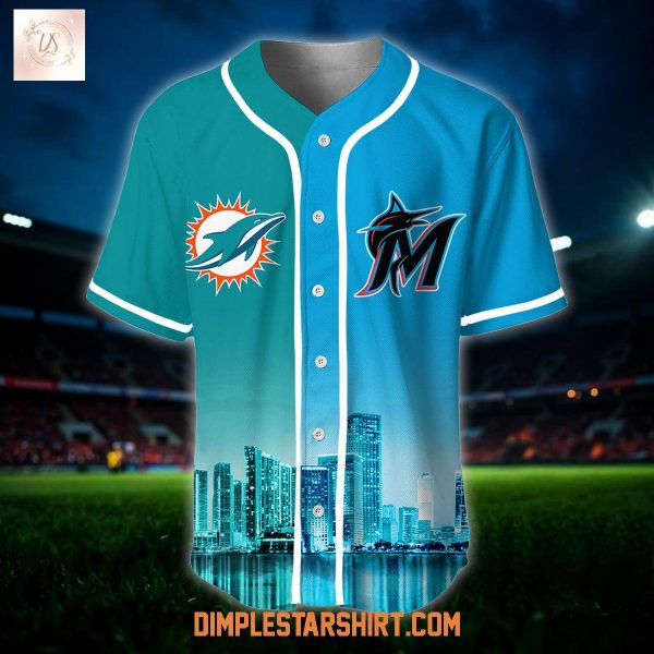 Miami Dolphins x Miami Marlins Custom Jersey