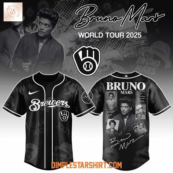 Milwaukee Brewers x Bruno Mars At Park MGM 2025 Jersey