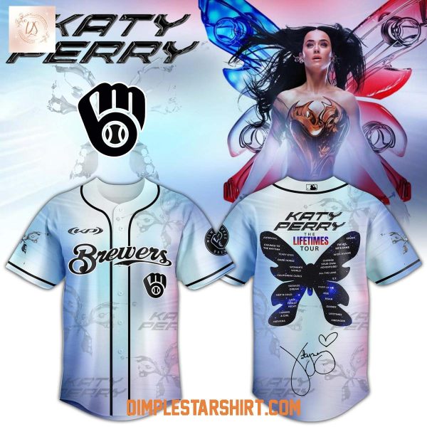 Milwaukee Brewers x Katy Perry The Lifetimes Tour 2025 Jersey