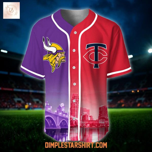 Minnesota Vikings x Minnesota Twins Custom Jersey