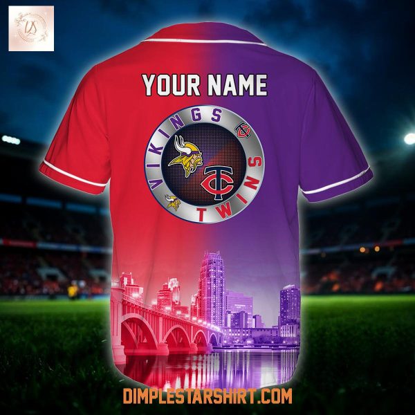 Minnesota Vikings x Minnesota Twins Custom Jersey