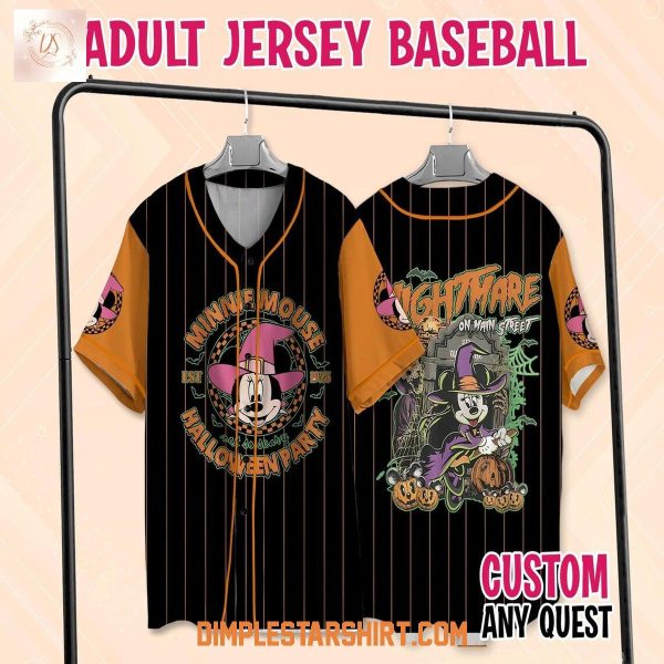 Minnie Mouse Nightmare On Main Street Halloween Party Jersey