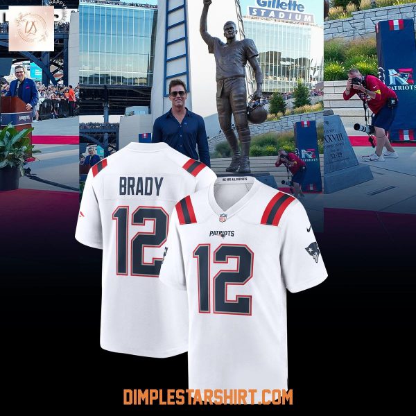 New England Patriots Tom Brady Legend 12 Football Jersey