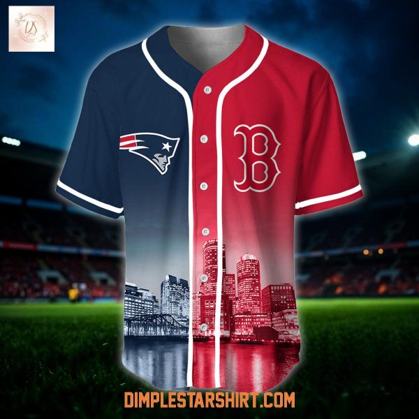 New England Patriots x Boston Red Sox Custom Jersey