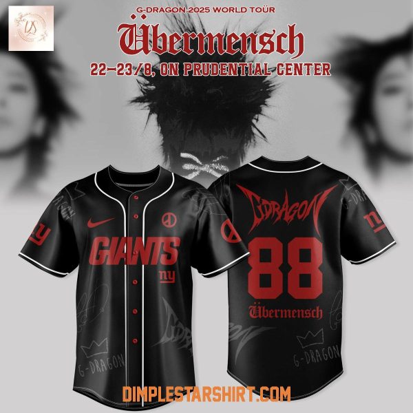 New York Giants x G-Dragon 2025 World Tour In USA Jersey