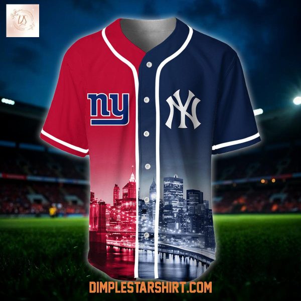 New York Giants x New York Yankees Custom Jersey