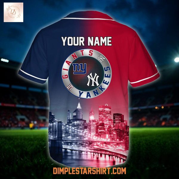New York Giants x New York Yankees Custom Jersey