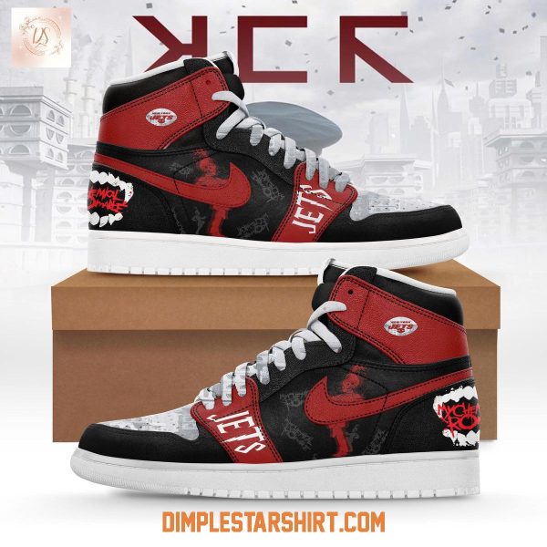 New York Jets x My Chemical Romance Long Live The Black Parade Air Jordan 1 Shoes