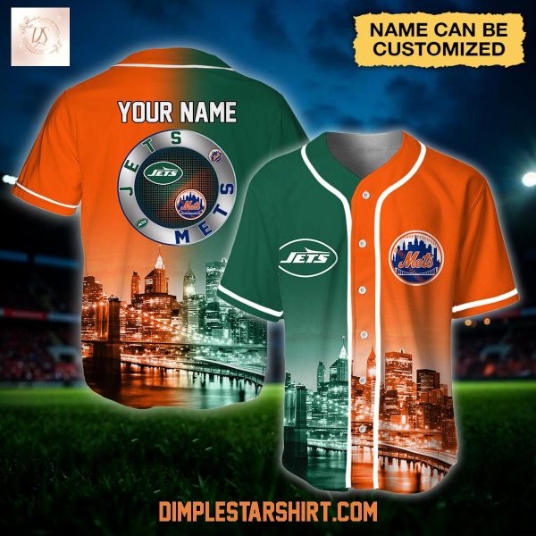New York Jets x New York Mets Custom Jersey