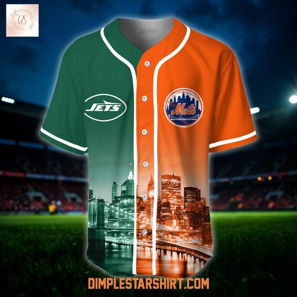 New York Jets x New York Mets Custom Jersey