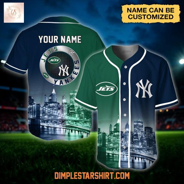 New York Jets x New York Yankees Custom Jersey