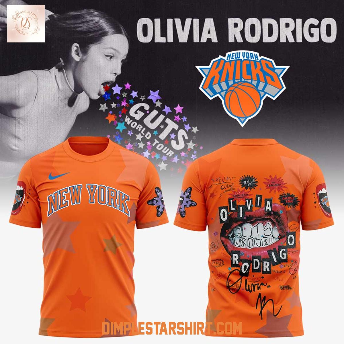 New York Knicks x Olivia Rodrigo Guts World Tour 2025 Hoodie Shirt New York Knicks x Olivia Rodrigo Guts World Tour 2025 Hoodie Shirt