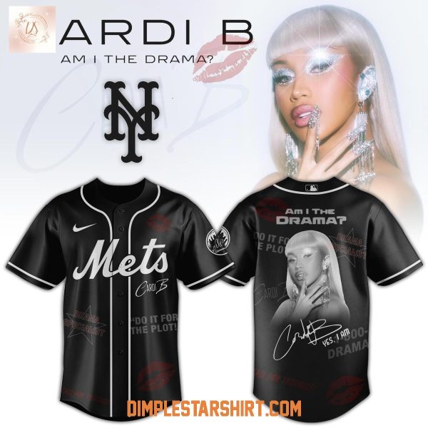 New York Mets x Cardi B Am I The Drama 2025 Jersey