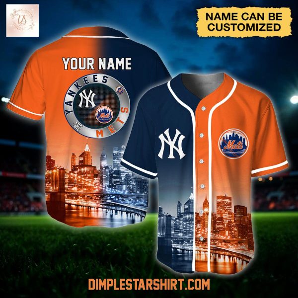 New York Mets x New York Yankees Custom Jersey