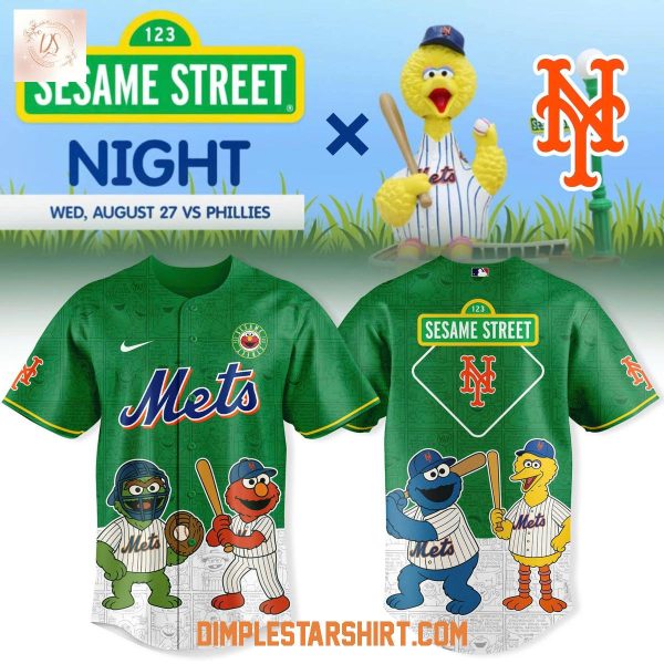 New York Mets x Sesame Street Play Ball 2025 Jersey