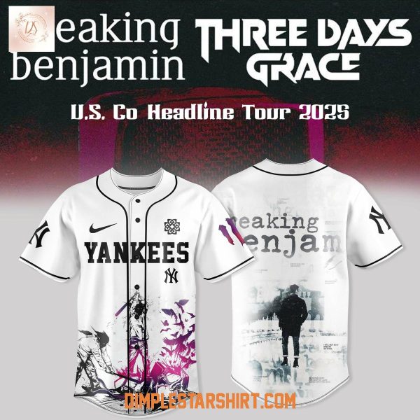 New York Yankees x Breaking Benjamin US Co Headline Tour 2025 Jersey