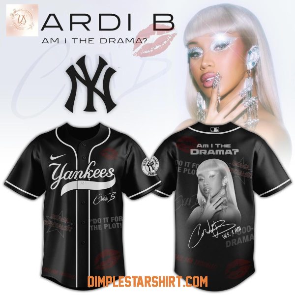 New York Yankees x Cardi B Am I The Drama 2025 Jersey