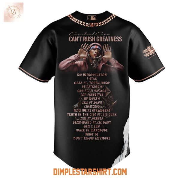 New York Yankees x Central Cee Can’t Rush Greatness 2025 Jersey