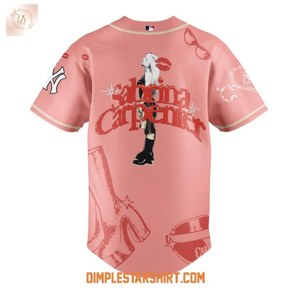 New York Yankees x Sabrina Carpenter Short N’ Sweet Tour Pink Jersey