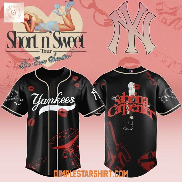 New York Yankees x Sabrina Carpenter Short N’ Sweet Tour Jersey
