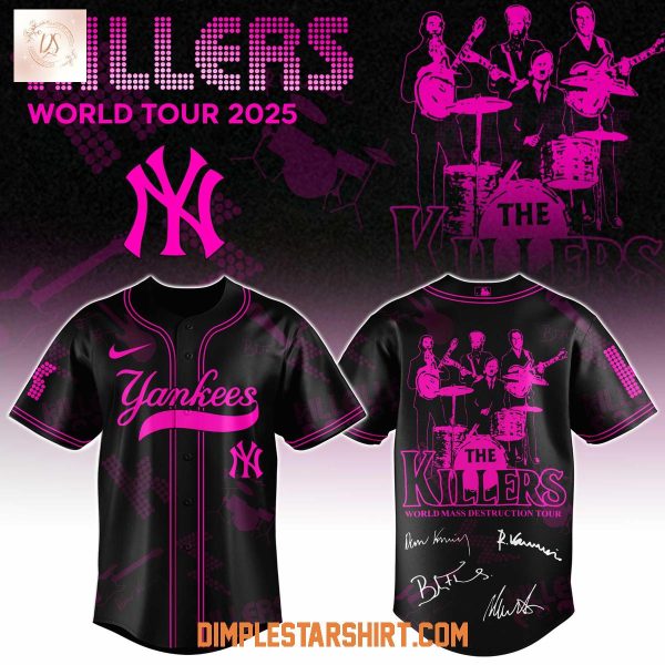 New York Yankees x The Killers 24th Anniversary Tour 2025 Jersey