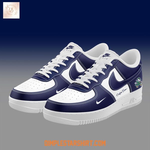 Notre Dame Fighting Irish Leprechaun Tech Stretch Deep Navy Air Force 1 Shoes