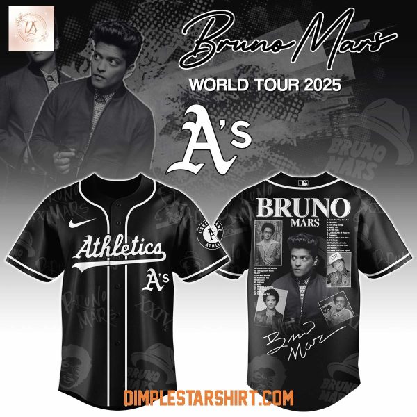 Oakland Athletics x Bruno Mars At Park MGM 2025 Jersey