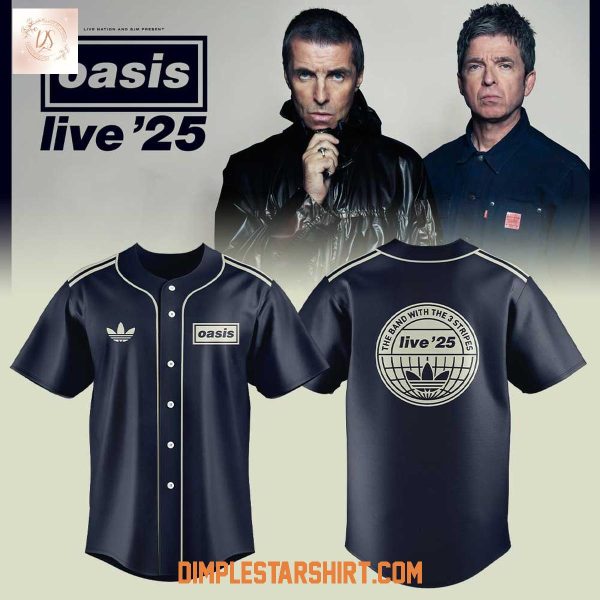 Oasis Live ’25 Blue Baseball Jersey